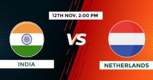 India vs Netherlands Match Prediction