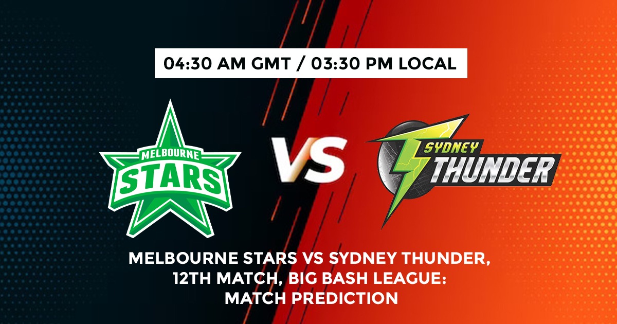 Melbourne Stars vs Sydney Thunder