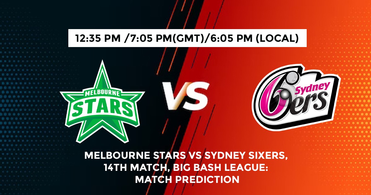 Sydney Sixers vs Melbourne Stars